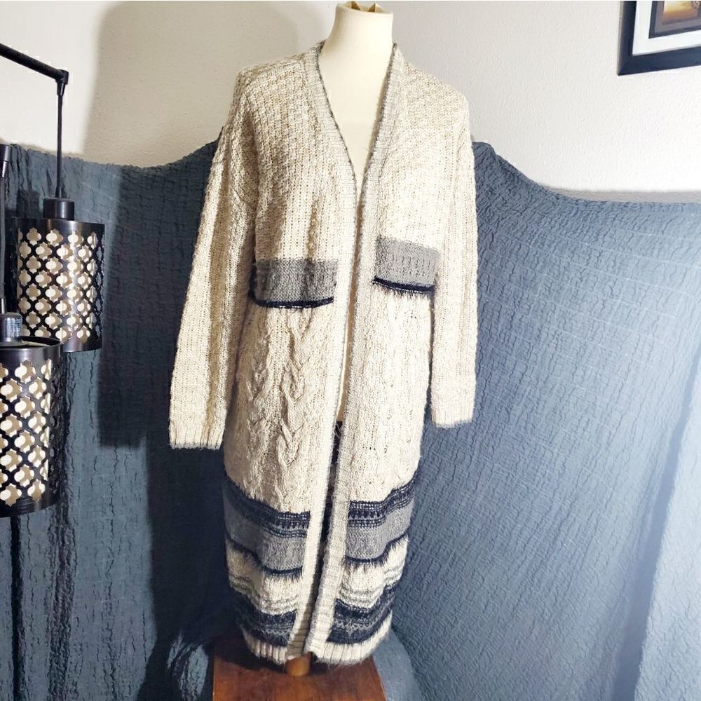 Dex 1963 Knit Sweater Cardigan Duster Size Small